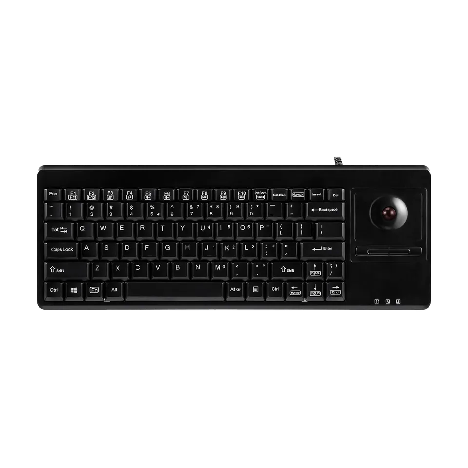 perixx-periboard-514-plus-wired-compact-trackball-keyboard-with-extra-usb-ports image 1