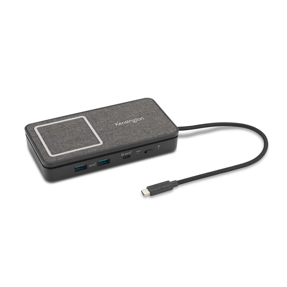 kensington-usb-c-hub-with-qi-charging-and-dual-4k-hdmi-k32800ww image 1