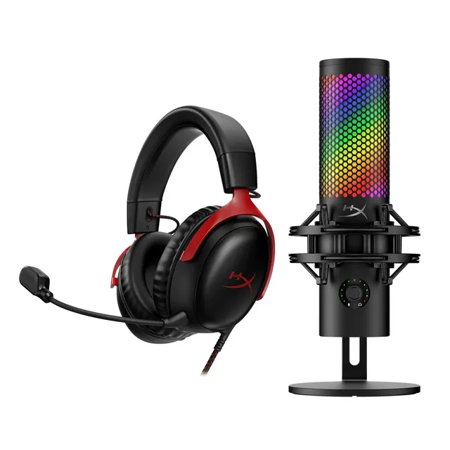hyperx-cloud-iii-wired-headset-quadcast-2-s-microphone-bundle image 1