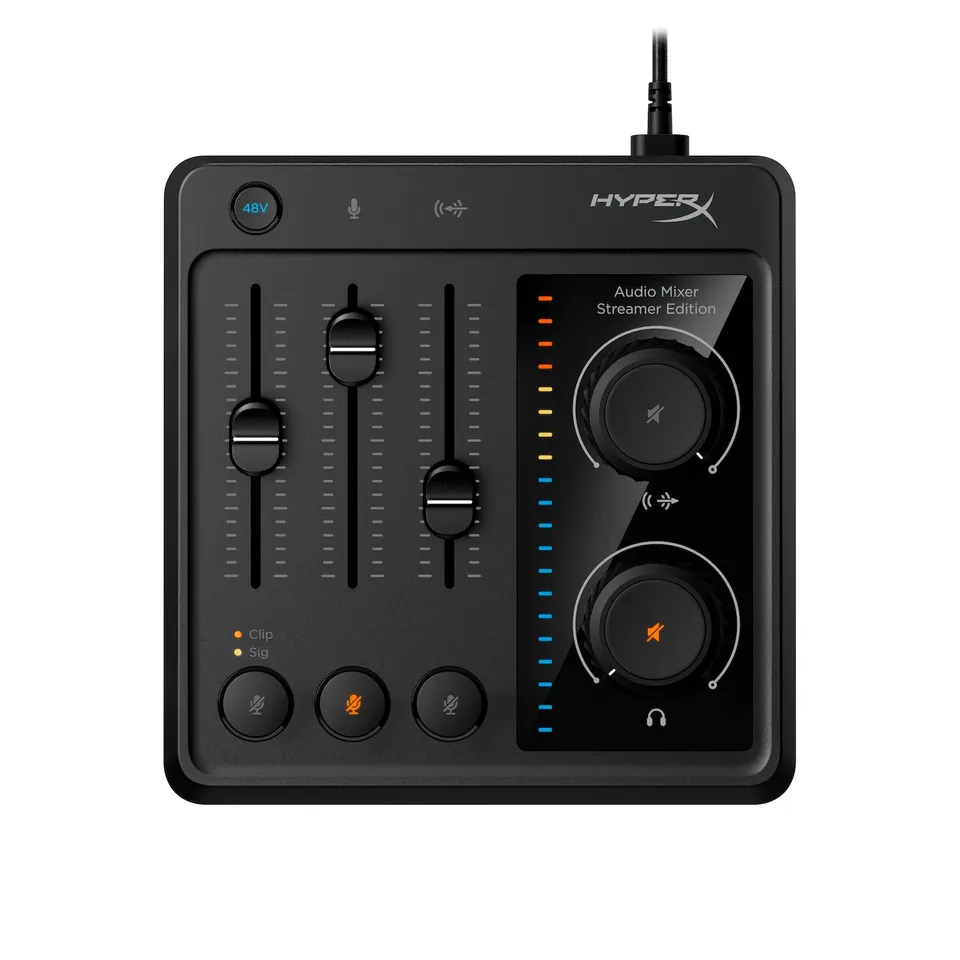 hyperx-audio-mixer-usb-3-track-audio-mixer-for-streaming-and-podcasting image 1