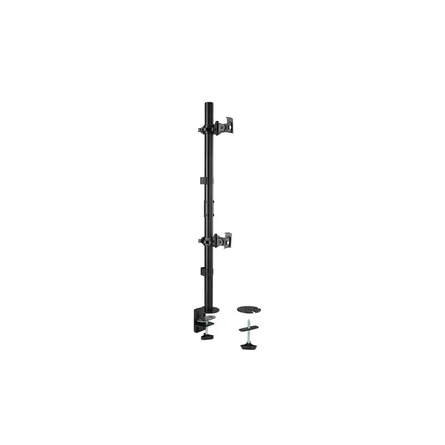 kensington-stacked-monitor-mount-with-vesa-mount-vertical-dual-monitor-stand-wit image 1