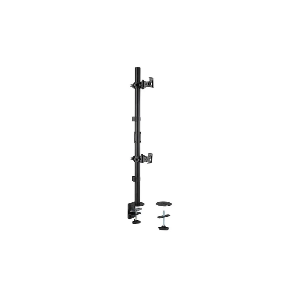 kensington-stacked-monitor-mount-with-vesa-mount-vertical-dual-monitor-stand-wit image 1
