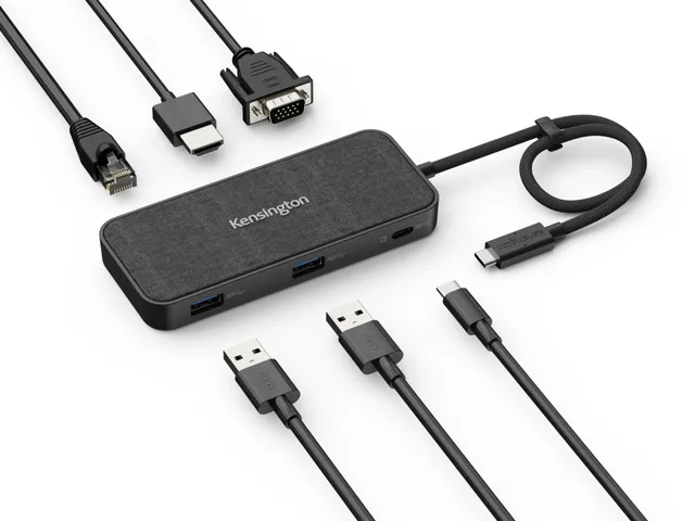 kensington-sd1650p-usb-c-4k-portable-docking-station-with-100w-power-pass-throug image 1