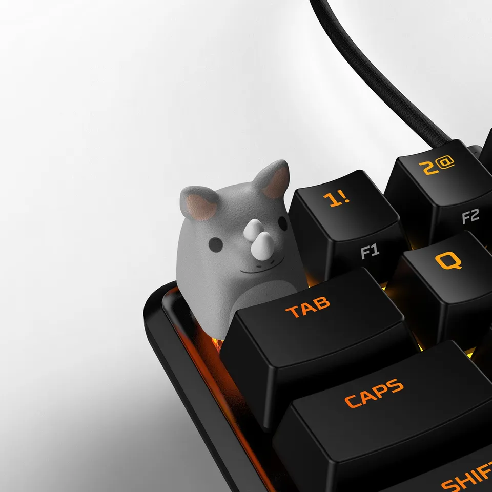 hyperx-hx3d-safari-rhino-keycap image 1