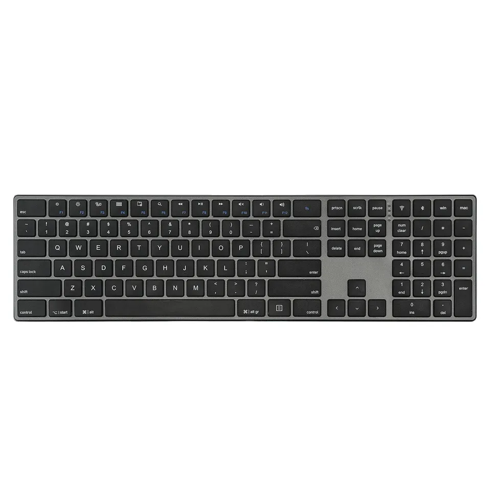 perixx-periboard-817-wireless-multi-device-keyboard-with-aluminum-frame image 1