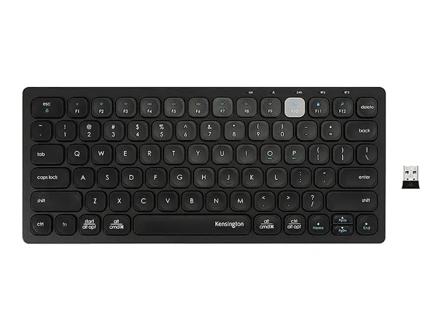 kensington-multi-device-dual-wireless-compact-keyboard-k75502us-bluetooth-2-4ghz image 1
