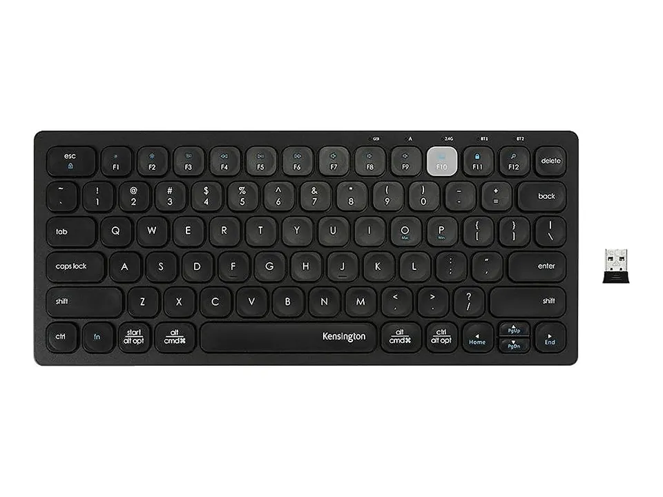 kensington-multi-device-dual-wireless-compact-keyboard-k75502us-bluetooth-2-4ghz image 1