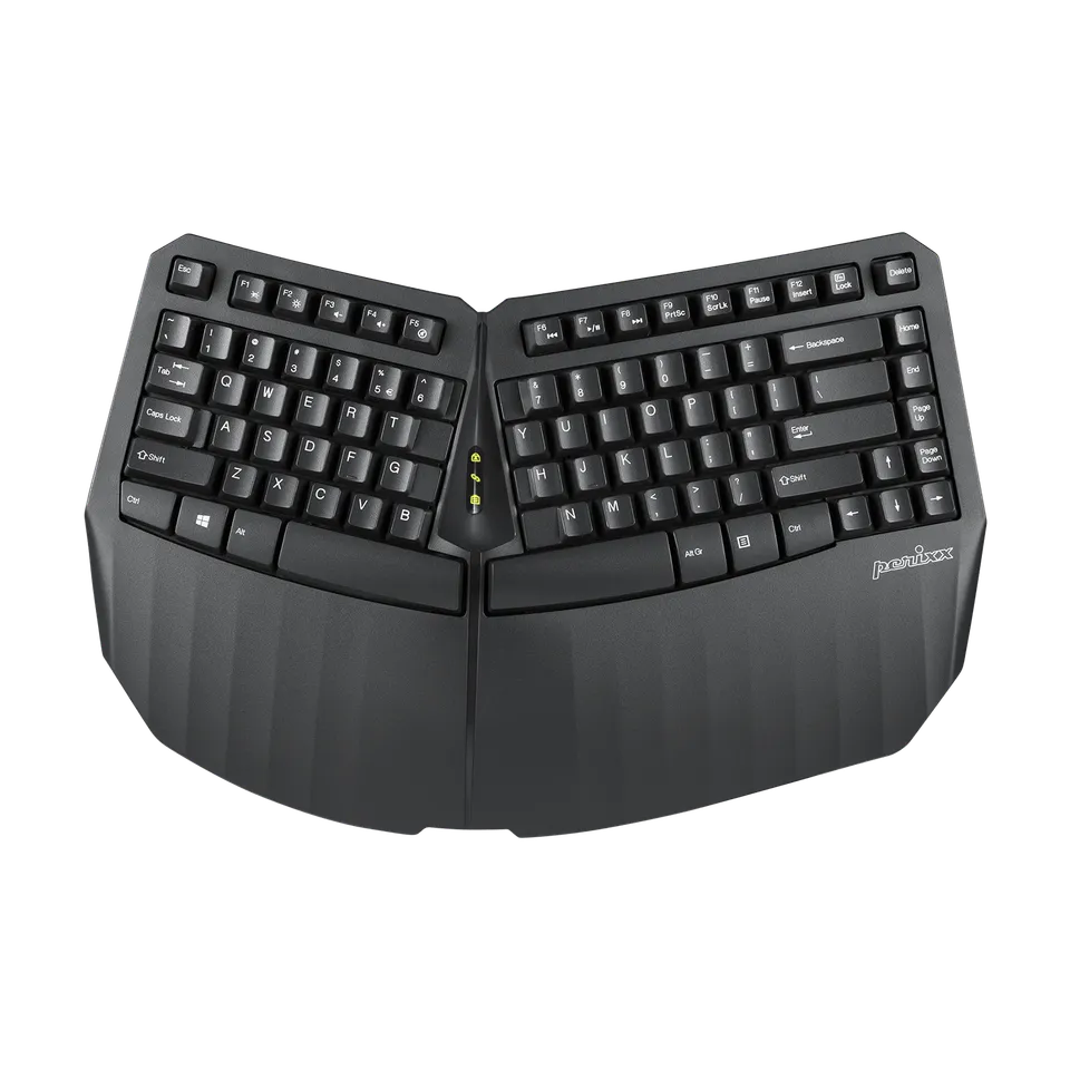 perixx-periboard-613-wireless-ergonomic-compact-split-keyboard-with-bluetooth-an image 1