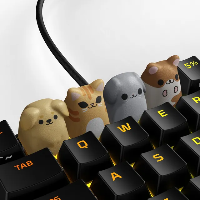 hyperx-hx3d-keycap-pet-pack-3d-printed-cherry-mx-keycaps-for-mechanical-keyboard image 1