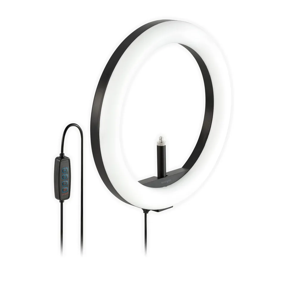 kensington-l1000-bicolor-ring-light-with-webcam-mount-k87653ww-960-lumens-usb-a- image 1