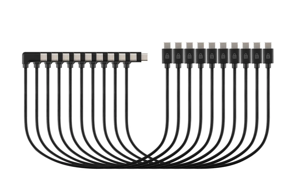 kensington-usb-c-charging-cable-10-pack-12-4-3a-with-90-degree-connector-for-k67 image 1