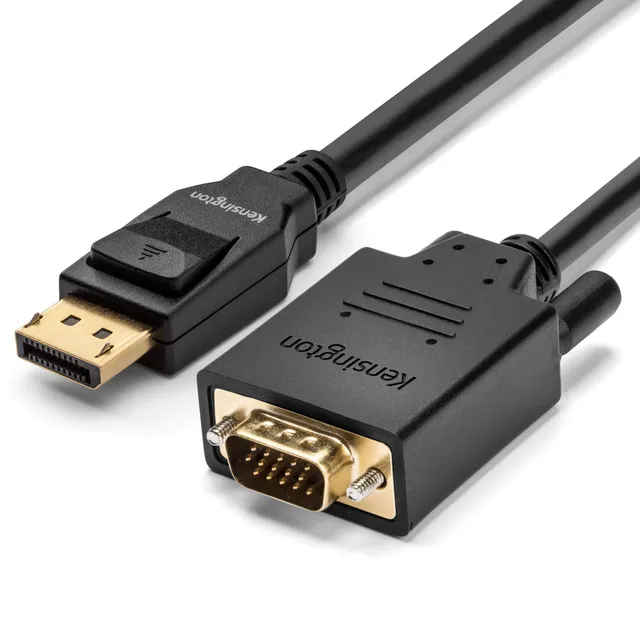 kensington-displayport-to-vga-cable-6ft-k33024ww image 1