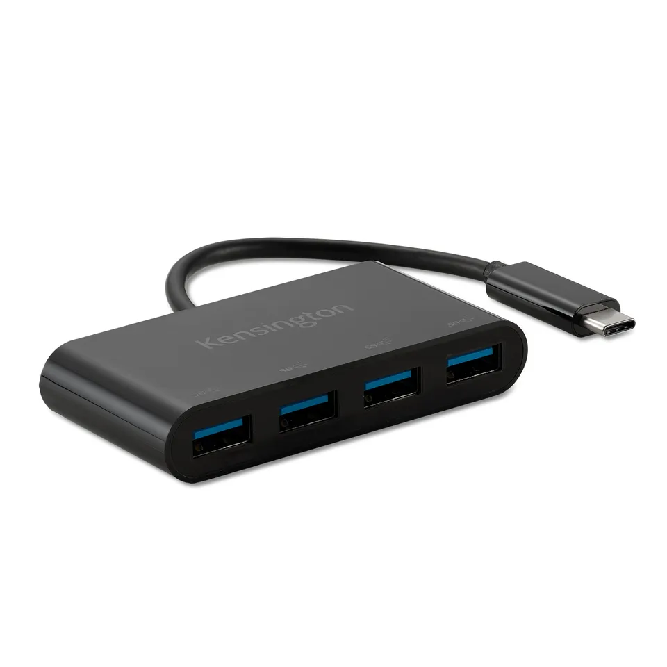 kensington-ch1200-usb-c-10gbps-4-port-hub-usb-type-c-to-usb-adapter-with-4-usb-3 image 1