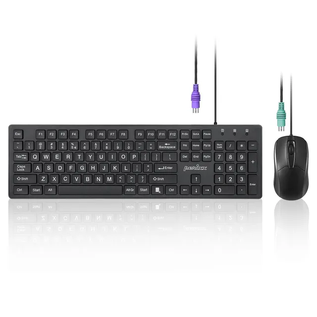 perixx-periduo-117-wired-standard-ps-2-keyboard-and-mouse-combo image 1