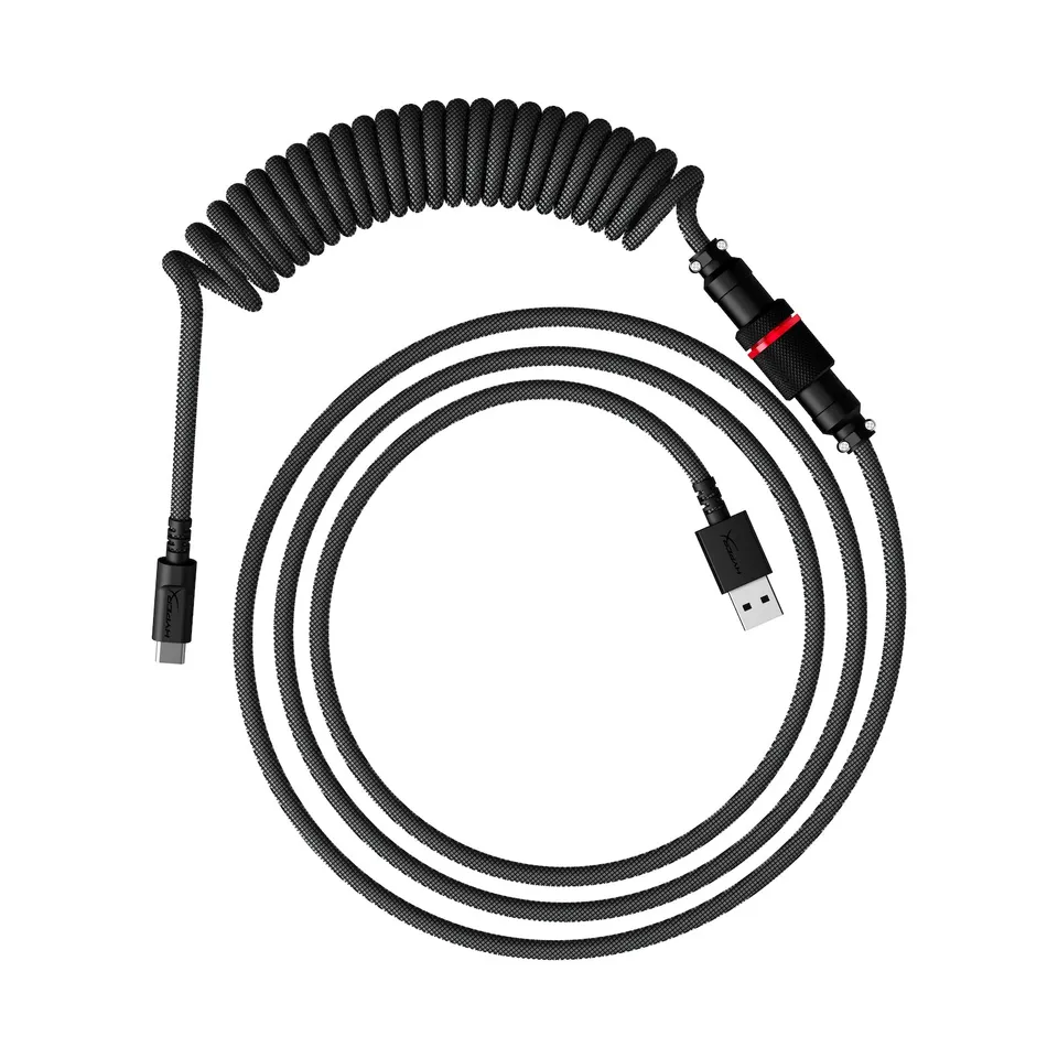 hyperx-usb-c-coiled-keyboard-cable-durable-aesthetic-multiple-colors image 1