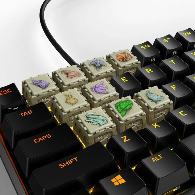 hx3d-x-guild-wars-2-keycap-set-mount-bundle image 1