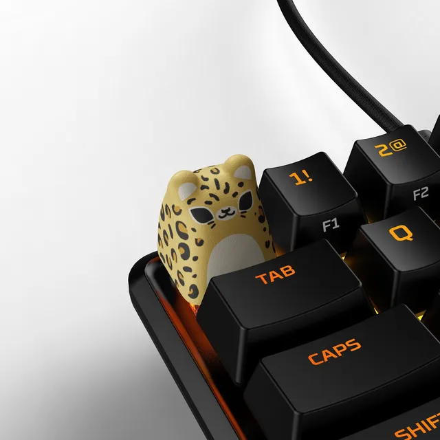 hyperx-hx3d-keycap-safari-leopard-single-keycap-brown-green image 1