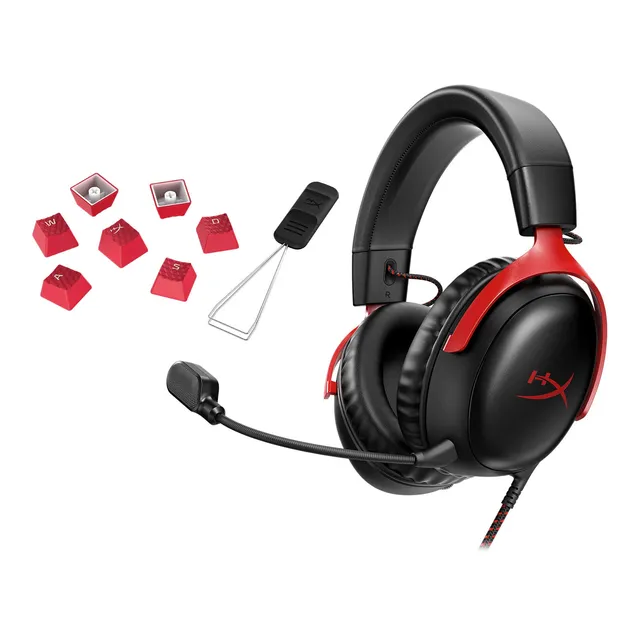 hyperx-cloud-iii-wired-headset-rubber-keycaps-bundle image 1