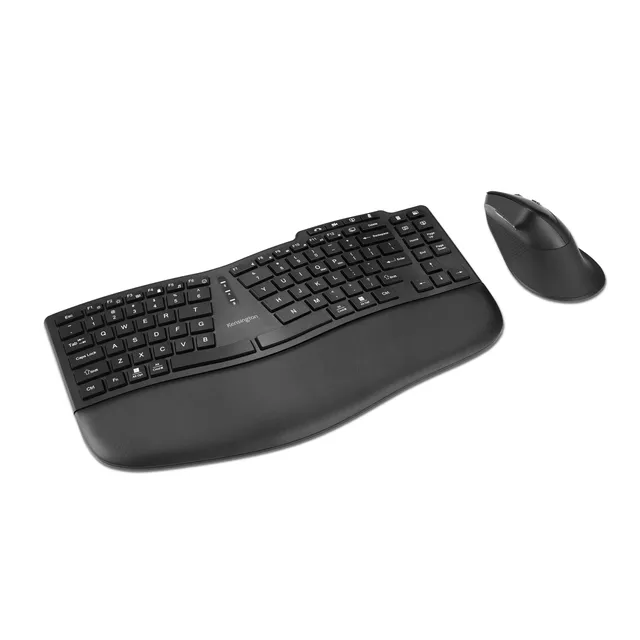 kensington-pro-fit-ergo-km675-eq-wireless-desktop-set-ergonomic-curved-keyboard- image 1