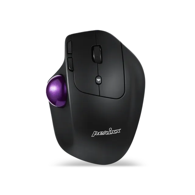 perixx-perimice-720-wireless-bluetooth-ergonomic-vertical-trackball-mouse image 1