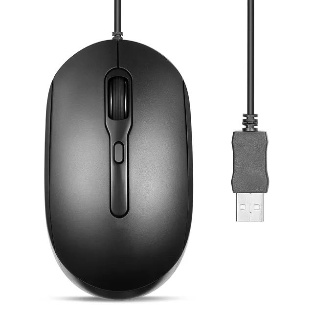 perixx-perimice-222-wired-usb-optical-mouse-silent-click-5-9ft-cable image 1