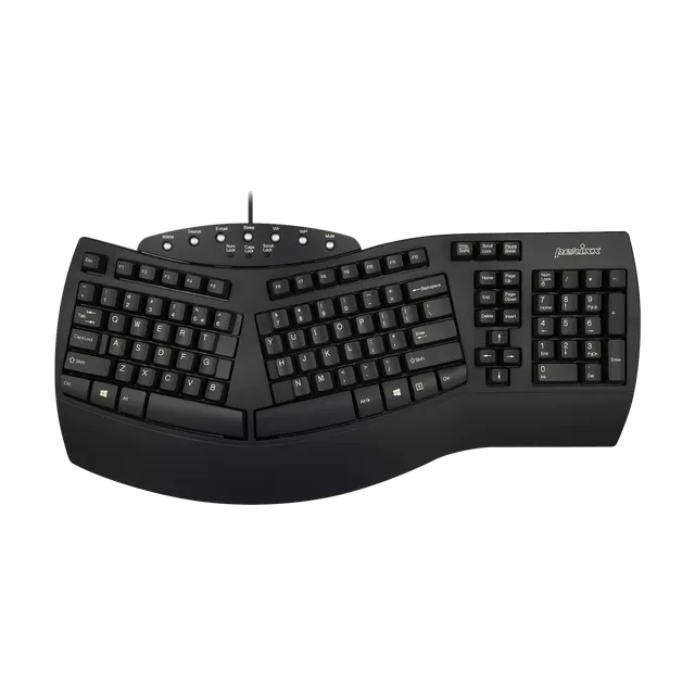 perixx-periboard-512-wired-ergonomic-natural-split-keyboard-full-size-with-integ image 1