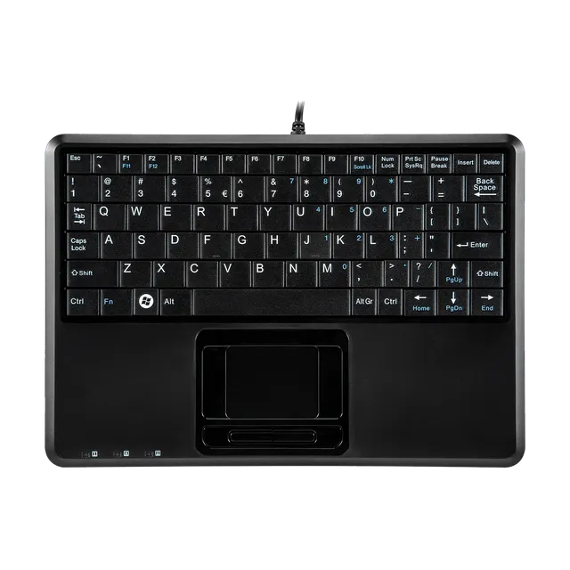 perixx-periboard-510h-wired-compact-touchpad-keyboard-with-usb-ports image 1