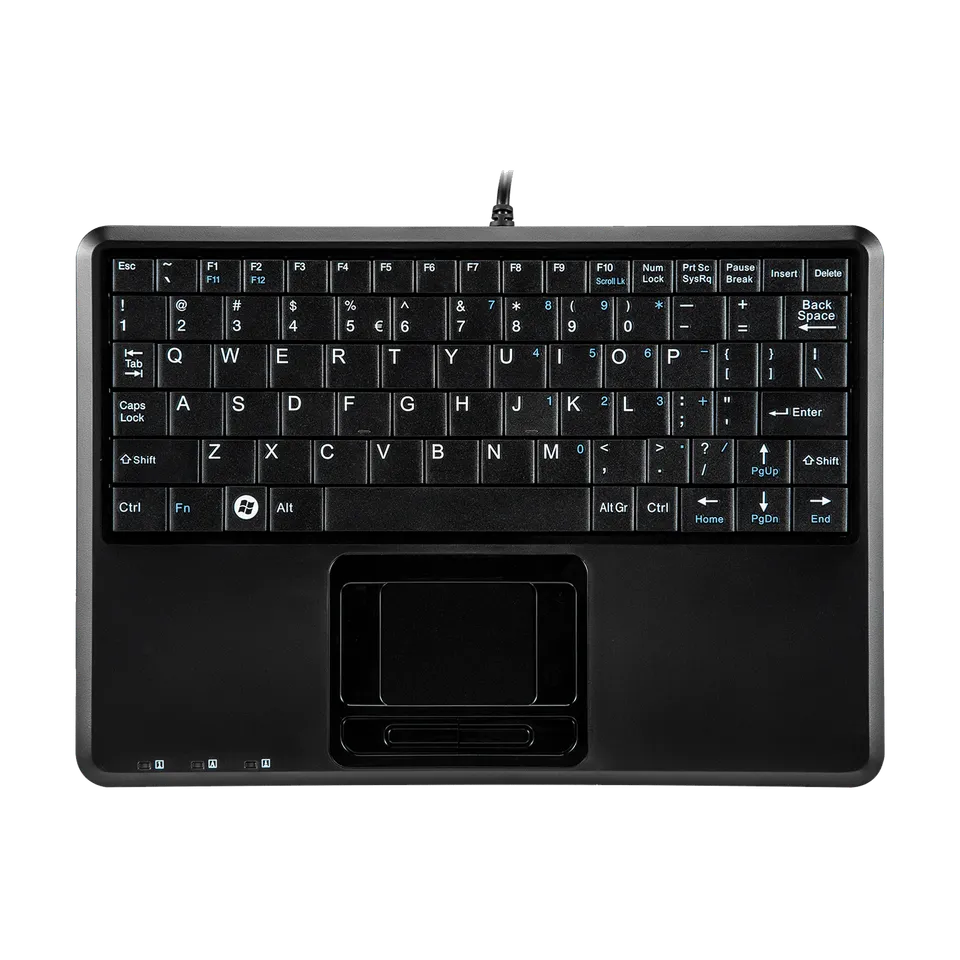 perixx-periboard-510h-wired-compact-touchpad-keyboard-with-usb-ports image 1