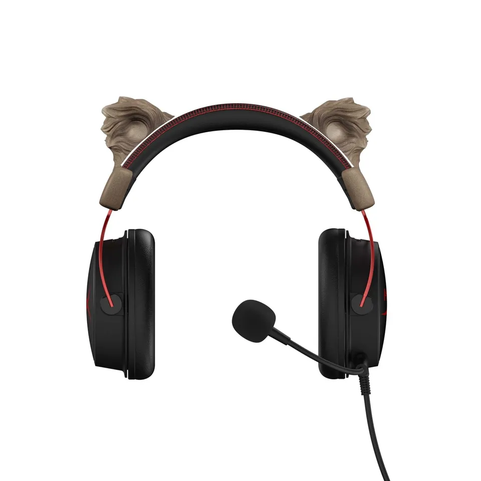 hyperx-hx3d-bear-ears-headset-topper-brown image 1