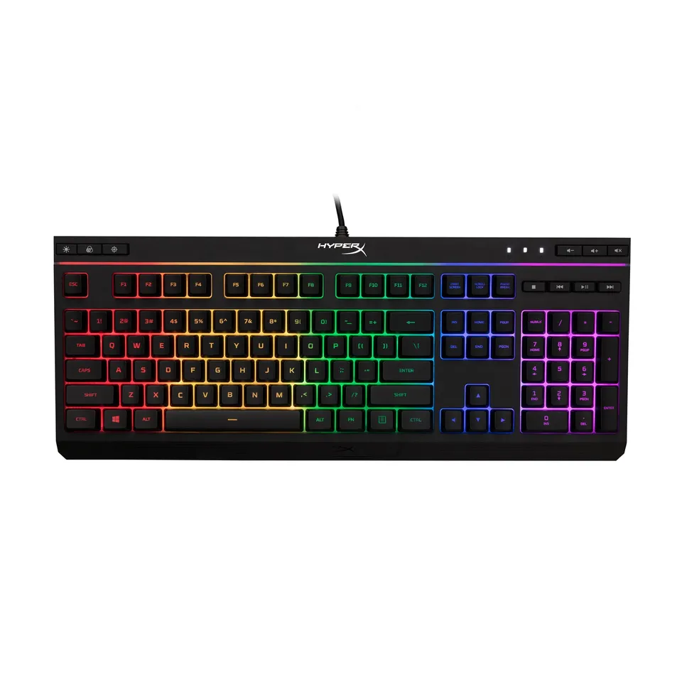 hyperx-alloy-core-rgb-gaming-keyboard-with-light-bar image 1