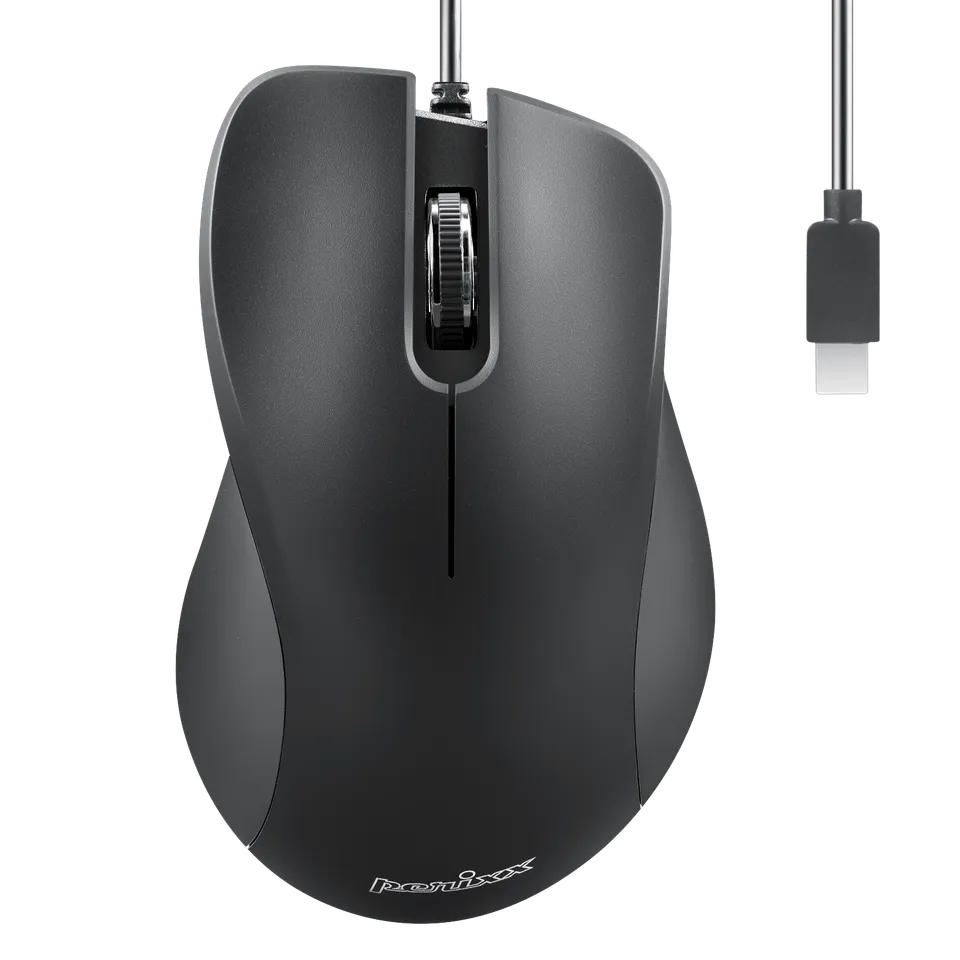 perixx-perimice-221-wired-ergonomic-mouse-with-silent-click-usb-a-usb-c image 1
