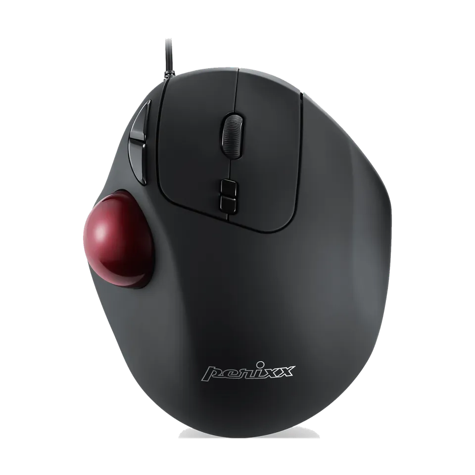perixx-perimice-517-wired-ergonomic-vertical-trackball-mouse-with-silent-click image 1