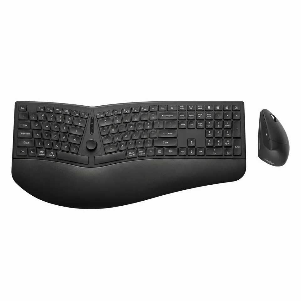 perixx-periduo-614-wireless-quiet-ergonomic-keyboard-and-vertical-mouse-combo-wi image 1