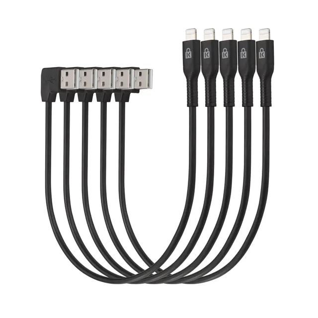 kensington-usb-to-lightning-connector-cables-5-pack-for-charge-and-sync-cabinet- image 1