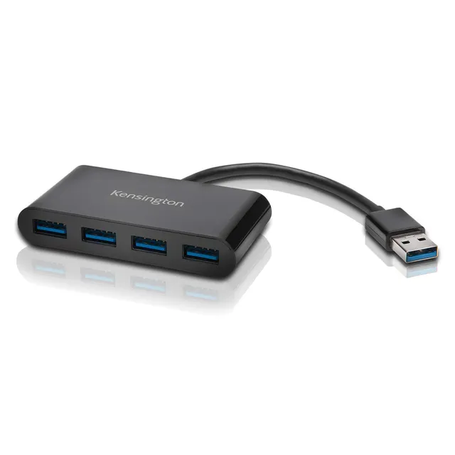 kensington-k39121ww-uh4000-usb-3-0-4-port-hub image 1