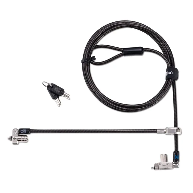 kensington-slim-n17-2-0-keyed-dual-head-laptop-lock-for-wedge-shaped-slots-k6050 image 1
