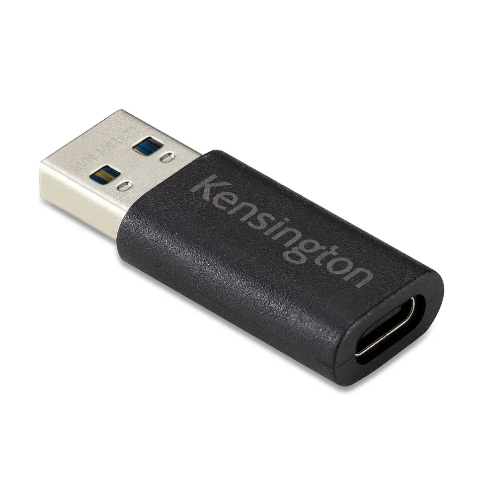 kensington-ca1020-usb-a-to-usb-c-adapter-usb-c-female-to-usb-a-male-converter-k3 image 1