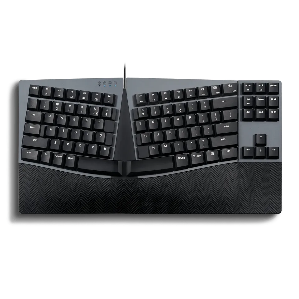 perixx-periboard-335-compact-ergo-mechanical-keyboard-wired-low-profile-switches image 1