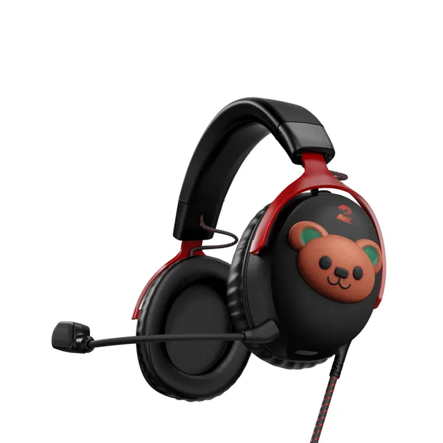 hyperx-3d-x-guild-wars-2-plush-bear-headset-plates-for-cloud-ii image 1