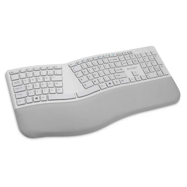 kensington-pro-fit-ergonomic-wireless-keyboard-grey-k75402us image 1