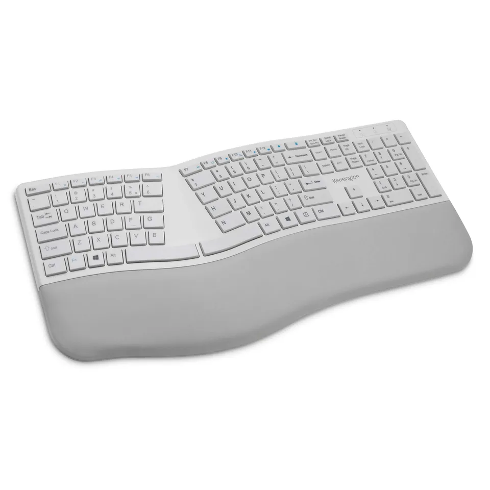 kensington-pro-fit-ergonomic-wireless-keyboard-grey-k75402us image 1
