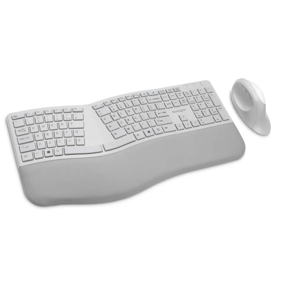 kensington-pro-fit-ergonomic-wireless-keyboard-and-mouse-grey-k75407us image 1