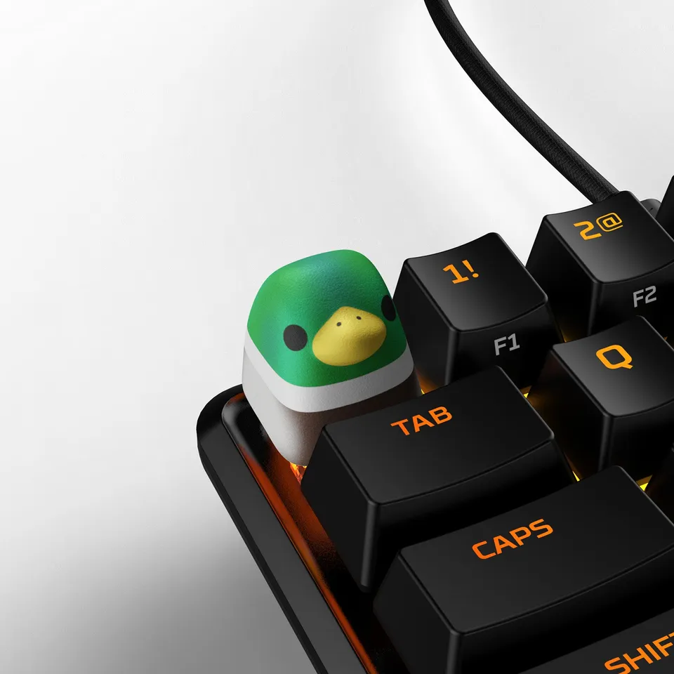 hyperx-hx3d-keycap-duck-cute-3d-printed-bird-keycap image 1