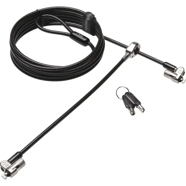 kensington-microsaver-2-0-keyed-twin-cable-lock-for-laptops-other-devices-k65048 image 1