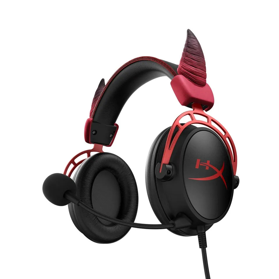hyperx-hx3d-headset-accessory-horns-red-3d-printed-headset-topper-for-hyperx-hea image 1