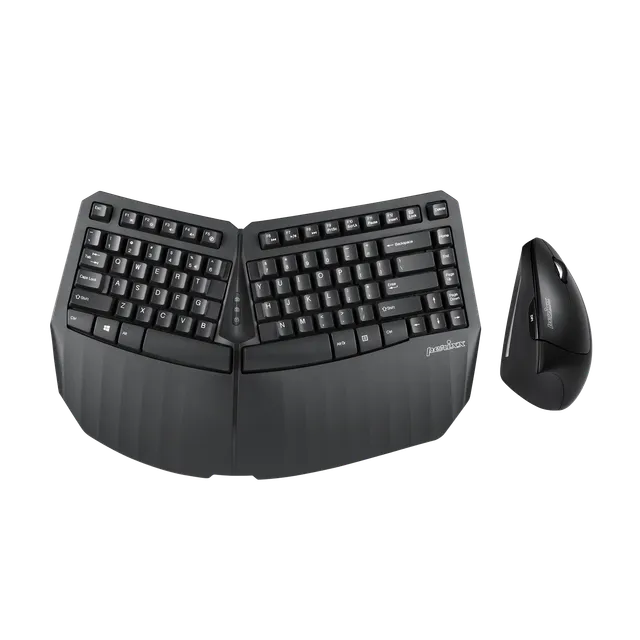 perixx-periduo-813-wireless-compact-ergonomic-keyboard-and-vertical-mouse-combo- image 1