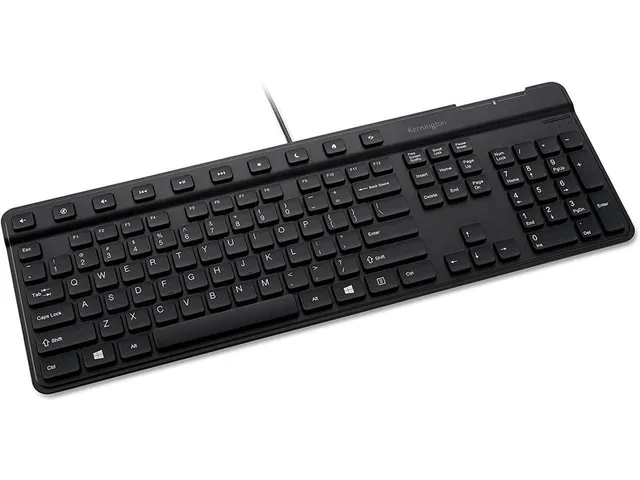 kensington-simple-solutions-wired-keyboard-with-smart-card-reader-cac-k55115us image 1
