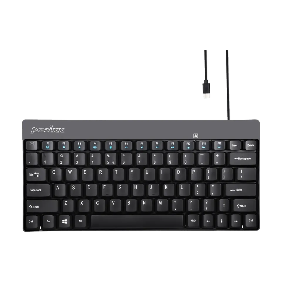 perixx-periboard-422-wired-mini-usb-c-keyboard-with-quiet-keys image 1