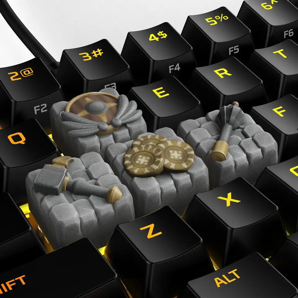hyperx-hx3d-movement-set-valkyrie-norse-mythology-keycap-set image 1