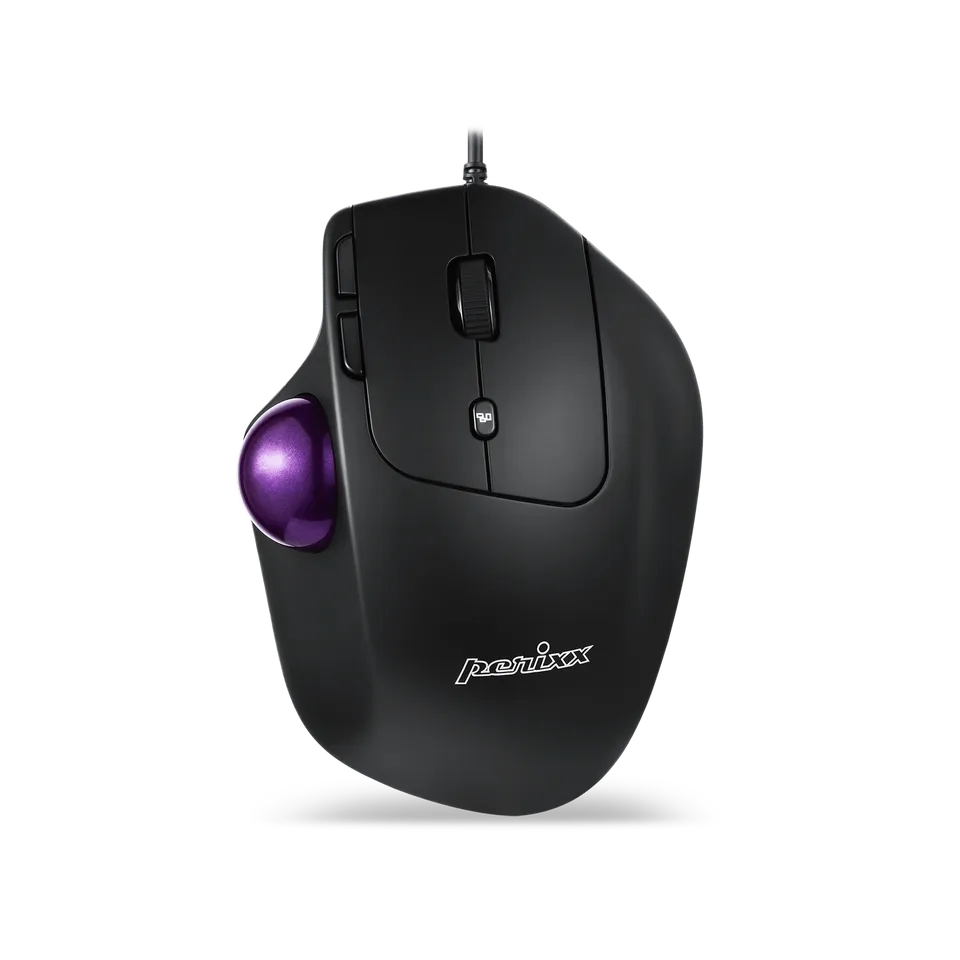 perixx-perimice-520-wired-ergonomic-vertical-trackball-mouse-with-adjustable-ang image 1